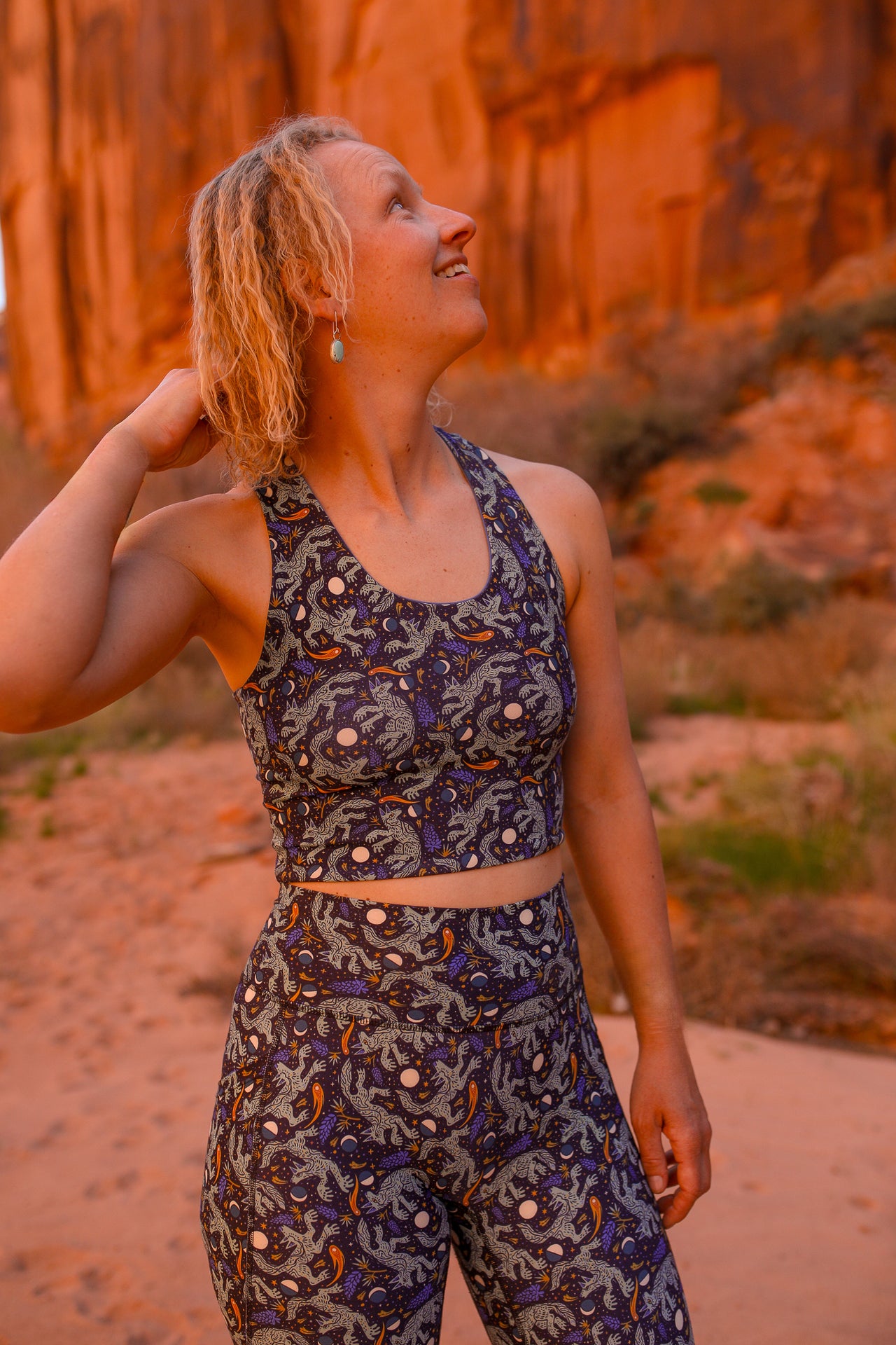 Commit Crop Top | Dancing Lupine/Equinox