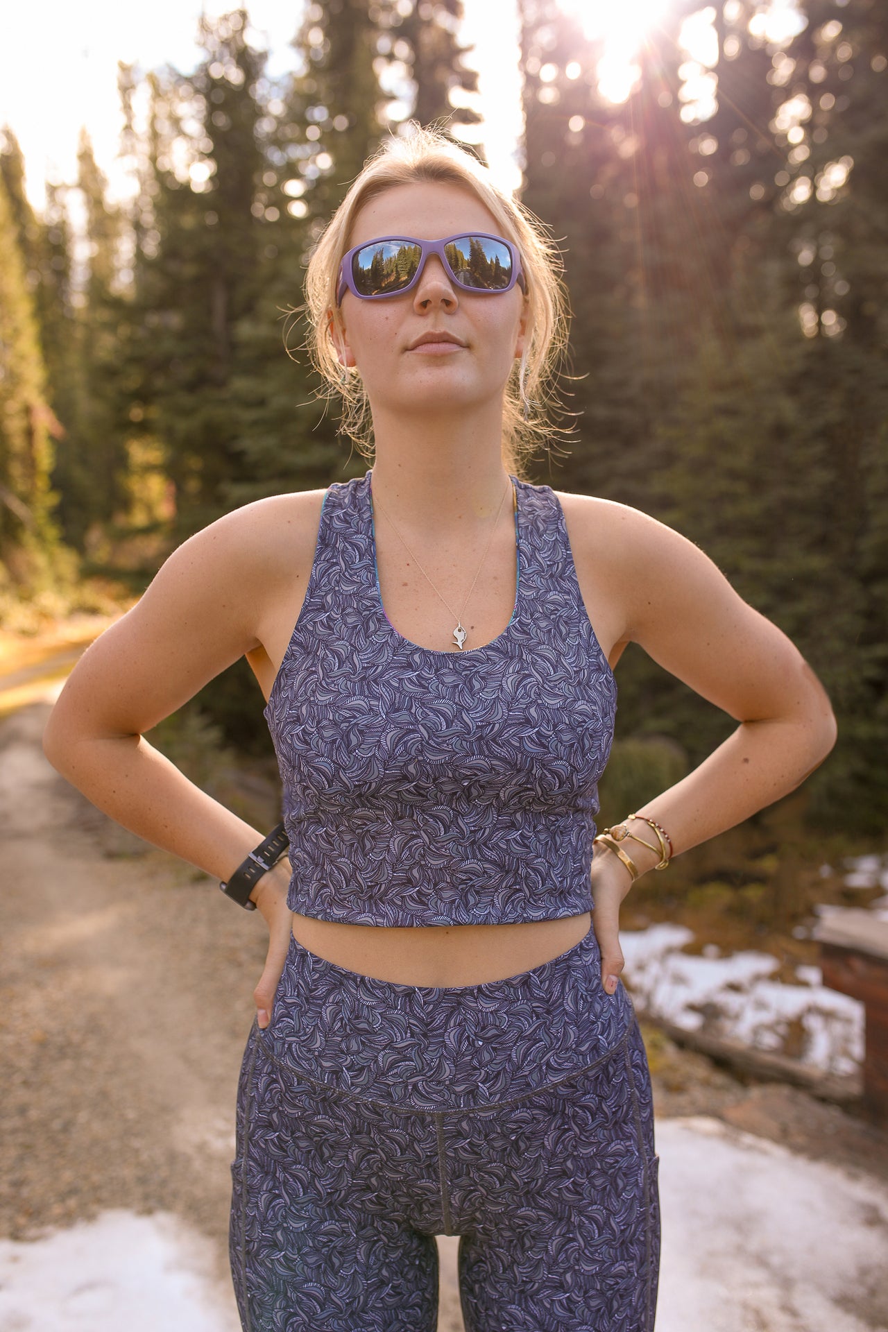 Commit Crop Top | Ski Queen/50 Shades