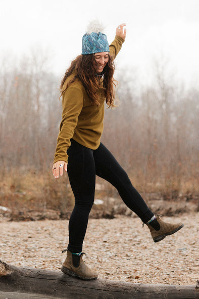 Go There Fleece Legging | Basic Witch
