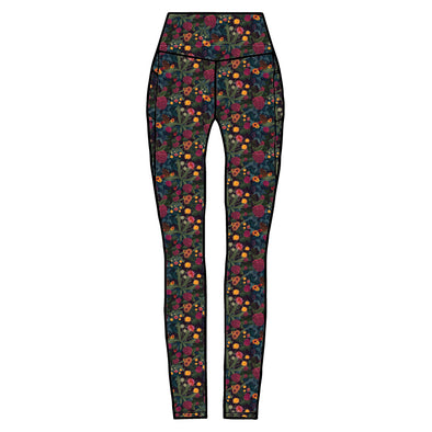 Go There Fleece Legging | Berry Bush